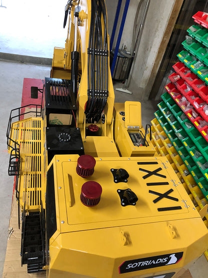 200KG 6015B RC Excavator 1/10 Hydraulic Excavator Double Cylinder Metal Crawler Excavator Model Adult Remote Control Car Toy