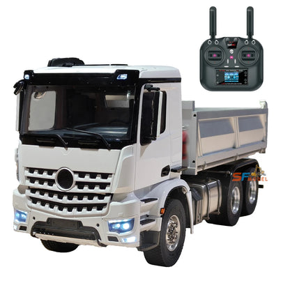 6x6 RC-Truck 1:14 Hydraulischer ferngesteuerter Muldenkipper Metallmodell Spielzeug mit Licht- und Soundsystem Ferngesteuertes Spielzeug für Jungen 2025 Neu 