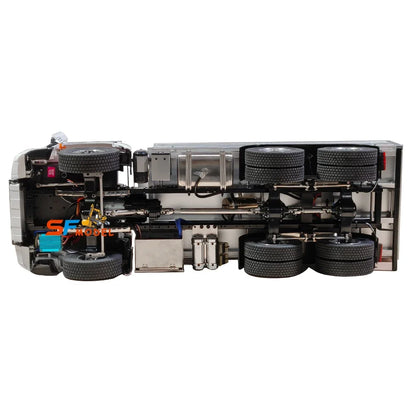 6x6 RC-Truck 1:14 Hydraulischer ferngesteuerter Muldenkipper Metallmodell Spielzeug mit Licht- und Soundsystem Ferngesteuertes Spielzeug für Jungen 2025 Neu 