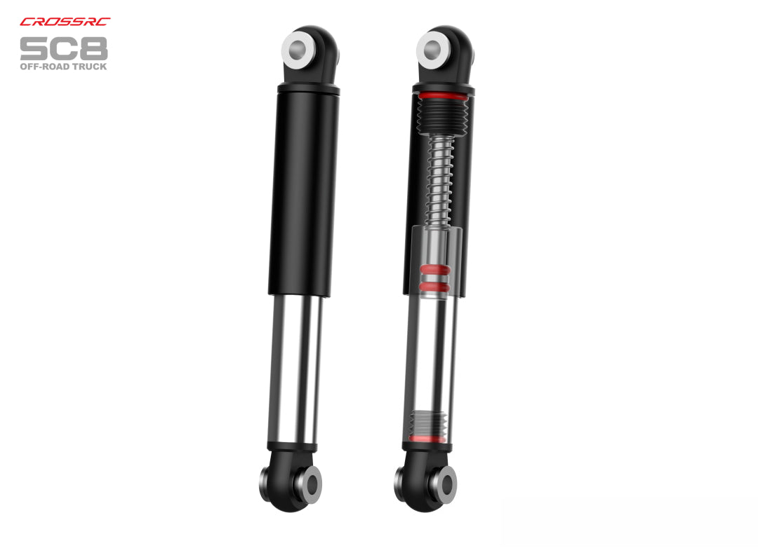 Model SC8 1/12 8x8 Professional Full Metal Chassis Heavy Truck - Dual Front Axle Steering Simulation Off-Road Vehicle