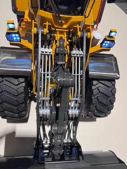 LESU 1/14 RC Wheeled Hydraulic Loader L220 (A0013) Metal Construction Vehicle KIT / RTR with FlySky PL18EV Lite Radio