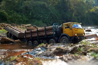 1/12 8x8 RC Military Truck KIT 8WD Heavy Duty Off-Road Crawler with 2-Speed Gearbox High Torque Chassis