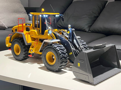 LESU 1/14 RC Wheeled Hydraulic Loader L220 (A0013) Metal Construction Vehicle KIT / RTR with FlySky PL18EV Lite Radio