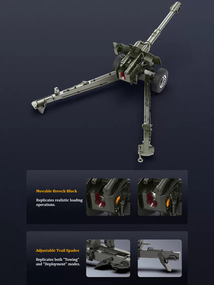 Rlaarlo Red Rock Heavy Artillery: Metal Simulation RC Trailer & Premium Upgrade Parts