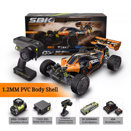 SBK10 1/10 Scale Brushless RC Car: Storm Striker 4WD High Speed Off-Road Drift Buggy Rlaarlo&nbsp;