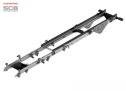 Modell SC8 1/12 8x8 Professioneller Schwerlastwagen mit Vollmetallchassis - Simulations-Geländewagen mit Doppel-Vorderachse und Lenkung 