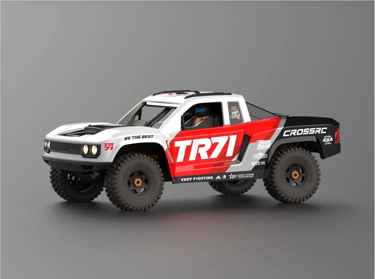 CROSSRC TR71 1/7 4WD Brushless Off-Road Short Course RC Truck Low CG 7075 Aluminum Chassis  RTR/ARTR for Adults
