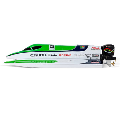 TFL 1238 F1 RC Racing Boat 1/5 Scale Hydroplane with Outboard Motor, Brushless RTR, Anti-Flip Fiber Glass Hull High Speed Remote Control Electric Boat