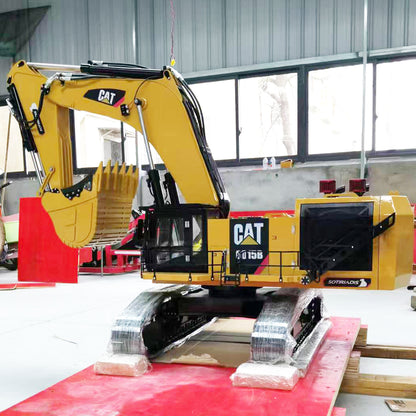 200KG 6015B RC Excavator 1/10 Hydraulic Excavator Double Cylinder Metal Crawler Excavator Model Adult Remote Control Car Toy