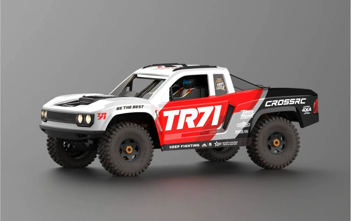 CROSSRC TR71 1/7 4WD Brushless Off-Road Short Course RC Truck Low CG 7075 Aluminum Chassis  RTR/ARTR for Adults