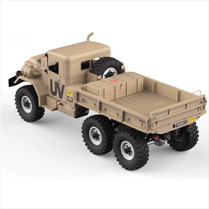 CROSSRC HC6 1/12 6x6 RC Military Truck American M35 Hard Shell Crawler Model