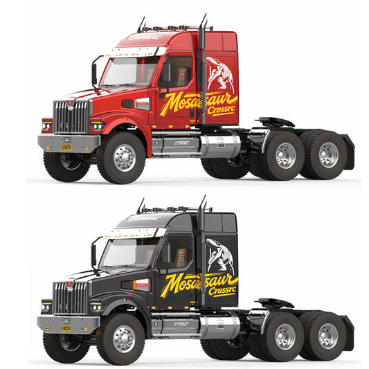 CROSSRC 1/7 EMOR RC Crawler Heavy Truck Tractor Electric Off-Road Model Car American Heavy Truck