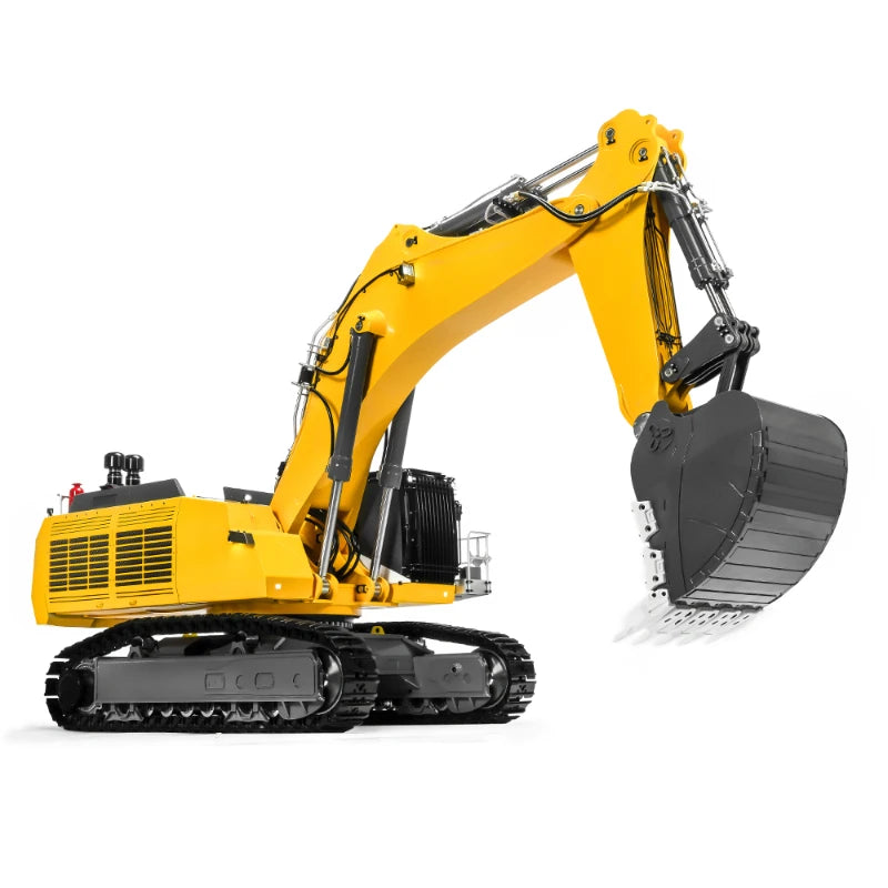 AOUE 9150 RC Excavator 1/14 Hydraulic RC Excavator Backhoe Crawler Excavator Construction Machinery Model Boy RC Car Toy Gift