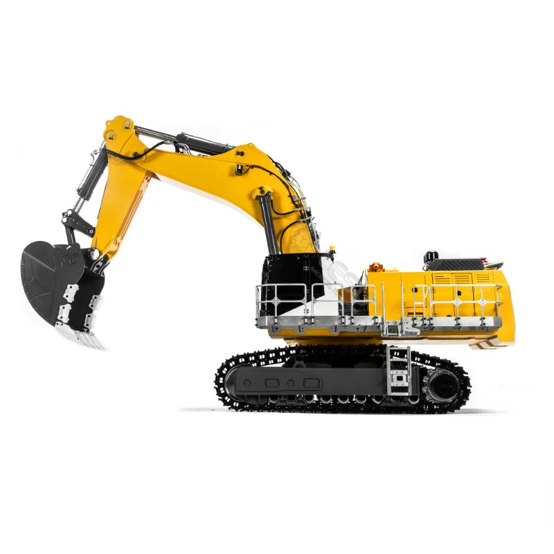 AOUE 9150 RC Excavator 1/14 Hydraulic RC Excavator Backhoe Crawler Excavator Construction Machinery Model Boy RC Car Toy Gift