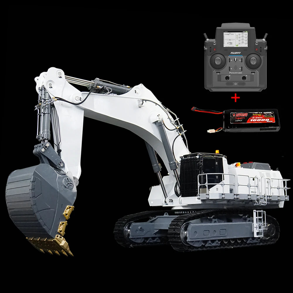 AOUE 9150 RC Excavator 1/14 Hydraulic RC Excavator Backhoe Crawler Excavator Construction Machinery Model Boy RC Car Toy Gift