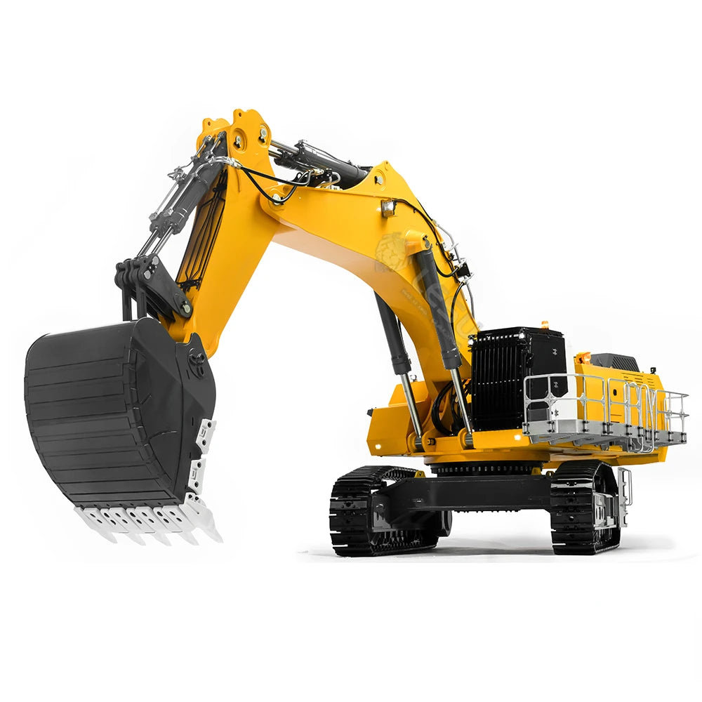 AOUE 9150 RC Excavator 1/14 Hydraulic RC Excavator Backhoe Crawler Excavator Construction Machinery Model Boy RC Car Toy Gift