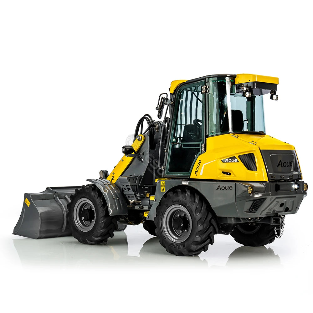 AOUE MCL8 1/14 RC Hydraulic Wheel Loader Metal RC Car Model with Light Sound System Boy RC Car Loader Model Toy