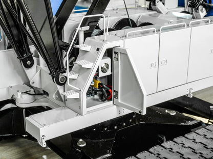 1/14 C1200 Hydraulic Crawler Lattice Boom Crane Model - Professional 100KG Grade Heavy-Duty CNC Metal Edition (RTR)