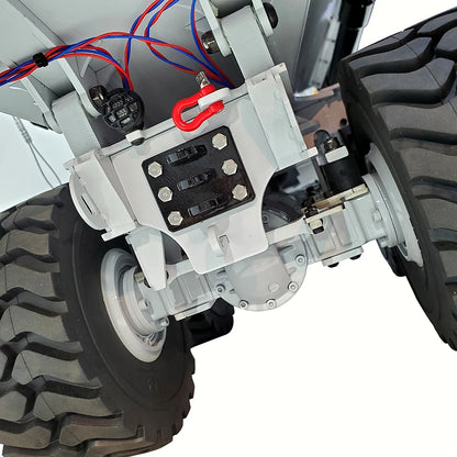 A40G RC Truck 1/14 6x6 Hydraulischer RC-Seilwinden-LKW-Modell, Metall-Kipper, Konstruktionsmodell, ferngesteuertes Spielzeugauto für Jungen, Geschenk 