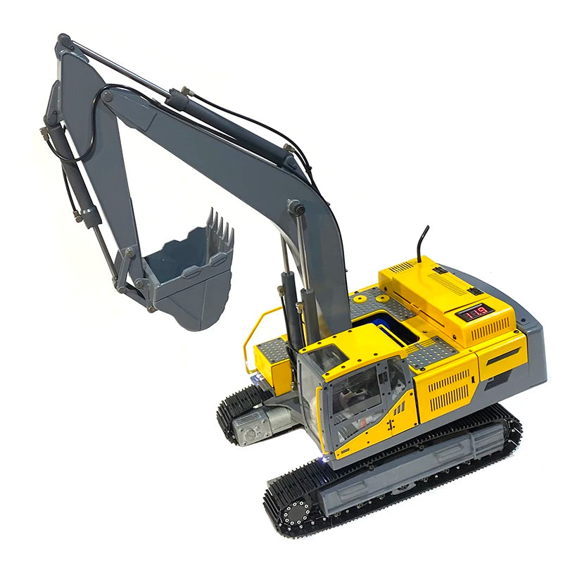 EC480 Excavator 1/12 RC Hydraulic Excavator Metal Model Engineering Machinery Vehicle Model Remote Control Car Toy