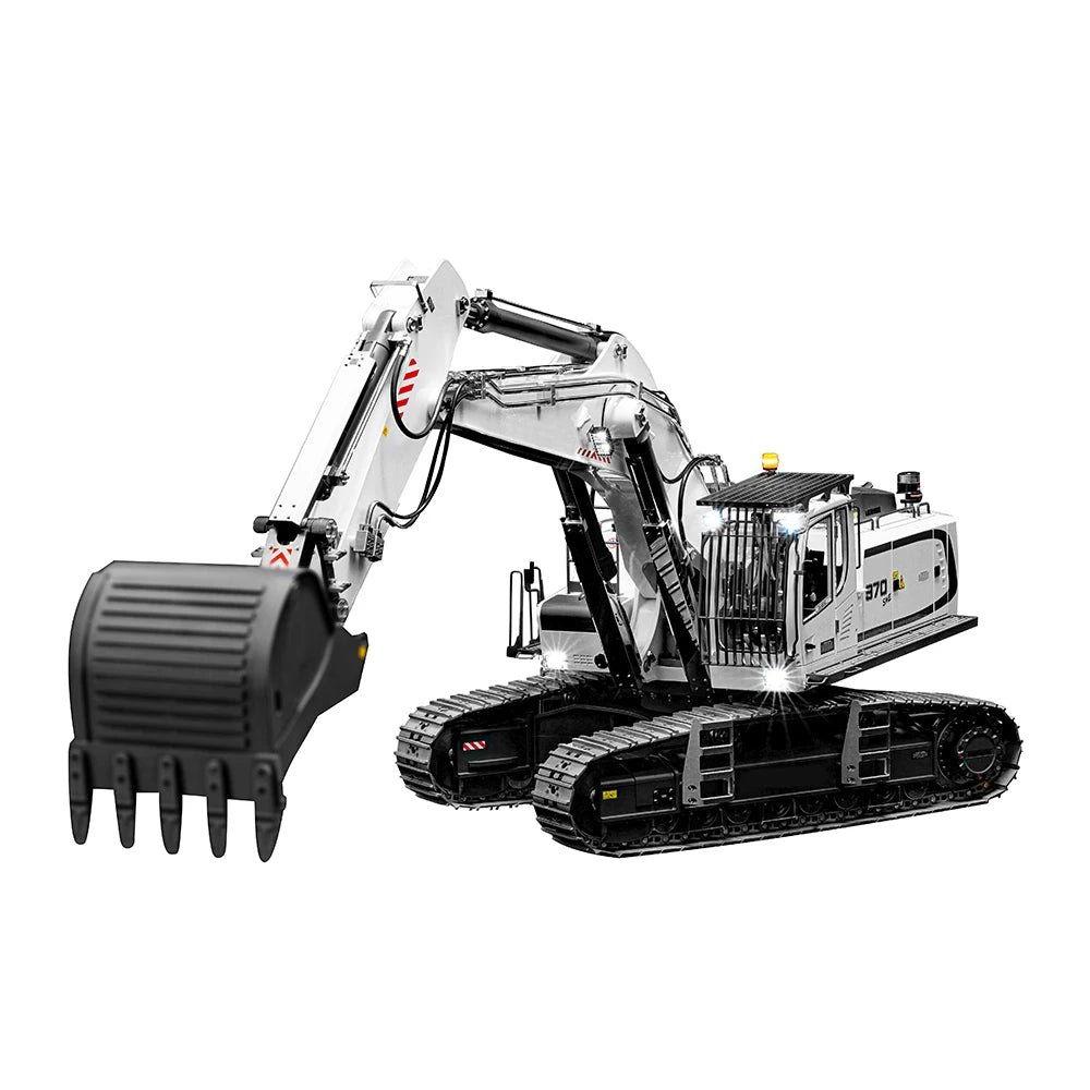 In Stock 1/14 RC Hydraulic Excavator K970 Metal Excavator Heavy Duty Mining Model with Battery RC Adult Car Toys