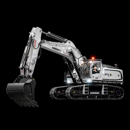 Auf Lager: RC-Hydraulikbagger K970 im Maßstab 1:14, Metallbagger, Schwerlast-Bergbaumodell mit Akku, RC-Spielzeugauto für Erwachsene 