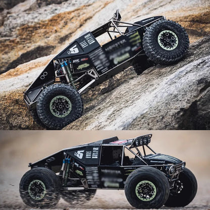 Dragon Slayer Quake Racing Model 1/1RC Climbing Car Metal Model Mountain Bike Racing KOH Pipe Frame Climbing Car Model Boys Toy