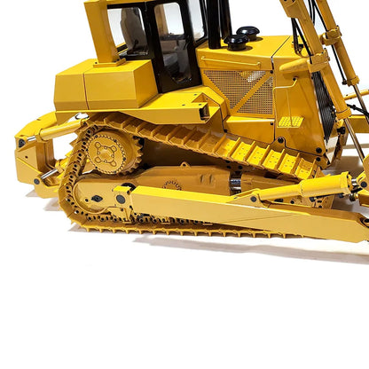 Kostenloser Versand! Bulldozer 1/14 JDM 98 DXR2 D9T ferngesteuerter Hydraulikbulldozer mit verbessertem Sound- und Lichtsystem, Metallmodell, ferngesteuertes Auto, Spielzeug für Erwachsene 