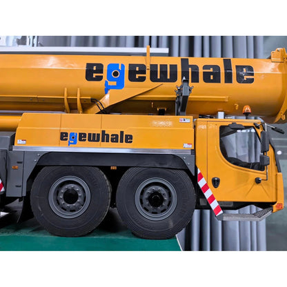 LTM1350 RC-Kran 1/14 6-Achs-Hydraulik-Elektrokran Metallmodell mit PL18-Fernsteuerung, Licht- und Soundsystem RC-Kran-Spielzeug 