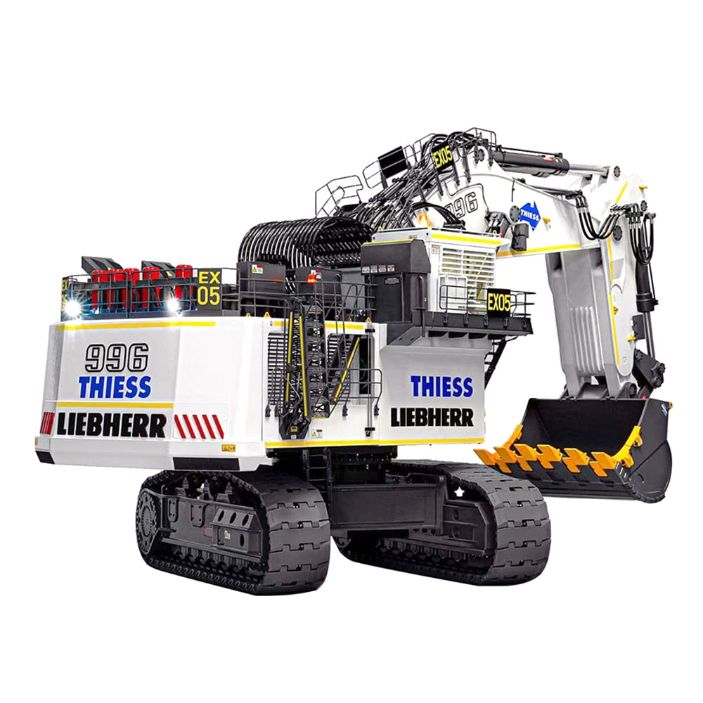 Liebherr 996 Hydraulic Excavator 1/20 Remote Control Excavator Metal Tracked Excavator Model Toy RTR Version