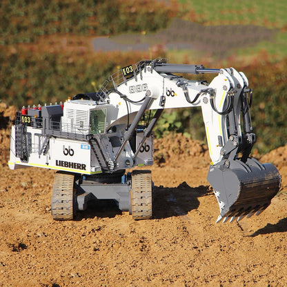 Liebherr 996 Hydraulic Excavator 1/20 Remote Control Excavator Metal Tracked Excavator Model Toy RTR Version