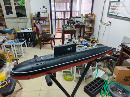 1/72 Kilo-Class RC Submarine Model - 100cm Submersible Ship with Side Thrusters (RTR)