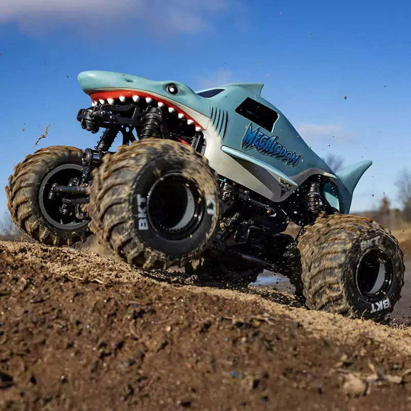 LOSI 1/18 Mini LMT Megalodon 4WD Brushed Solid Axle Monster Truck RTR