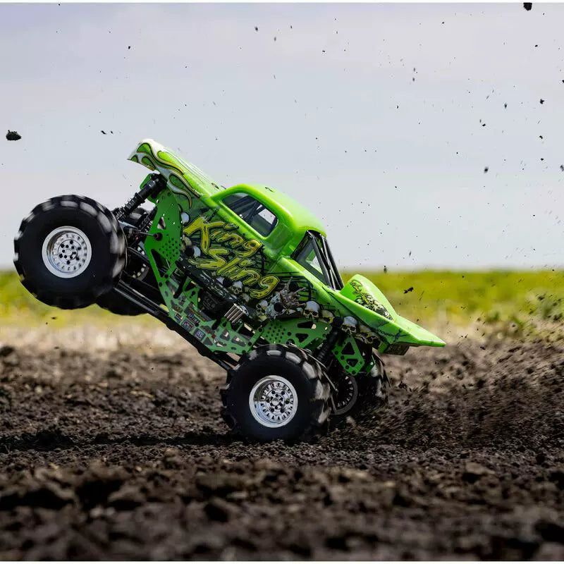 LOSI LMT 1/10 4WD Solid Axle Monster Truck - Bog Hog Mega Truck RTR Electric RC Off-Road Vehicle King Sling