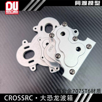 Adu Model CNC Aluminum Reinforced Gearbox Housing & Transmission Cover for CROSSRC 1/6 RHINO / THOR / TYRANNOSAURUS