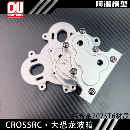 Adu Model CNC Aluminum Reinforced Gearbox Housing & Transmission Cover for CROSSRC 1/6 RHINO / THOR / TYRANNOSAURUS