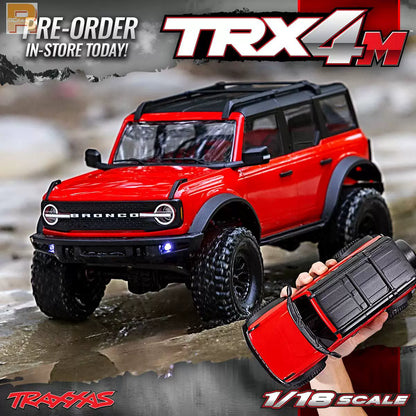 Traxxas 1/18 TRX-4M 4WD Mini Crawler RTR - Land Rover & Ford Bronco (97054)