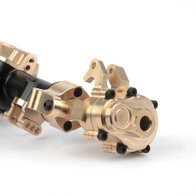 CROSSRC 1/8 EMO 2025 Edition Full Metal Front & Rear Axle Housing Assembly (CNC Aluminum)