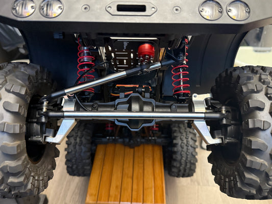 CROSSRC Aluminum 7075 Front C-Hub Carrier (L/R) for Stegosaurus, Brontosaurus, Tyrannosaurus, Tarbosaurus