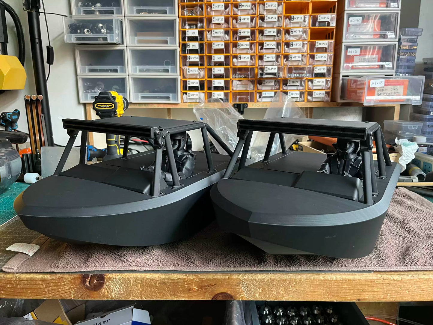 2026 M-Jet 35 Upgraded 3D Printed RC Jet Boat Kart Propulsion Race Boat