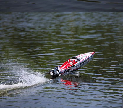 TFL 1148 Warrior 2 RC Boat - Scale Outboard Motor with Gear Drive & Reverse Function
