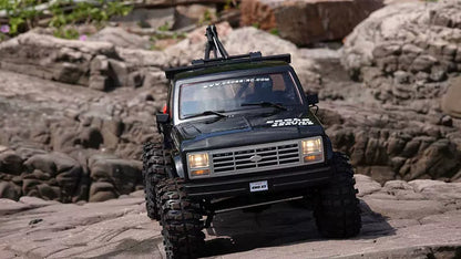 CROSSRC EMO X3 1/8 RC Crawler 4WD Off-Road Electric Rescue Vehicle RTR - Siberian Tiger Edition