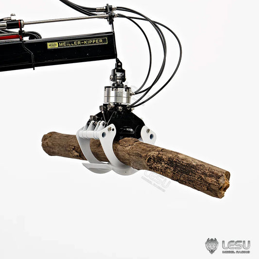 LESU 1/14 RC Truck Hydraulic Log Crane & Timber Grapple LS-A0056 for DIY Truck Modification