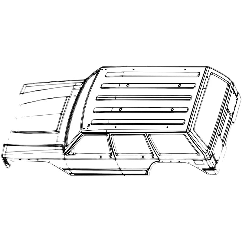 CROSSRC EMO X2 Lion 1/8 Clear Polycarbonate Body Set Kit (CS-97401168)