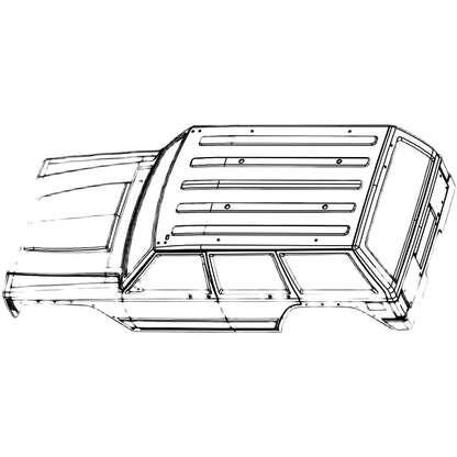 CROSSRC EMO X2 Lion 1/8 Clear Polycarbonate Body Set Kit (CS-97401168)