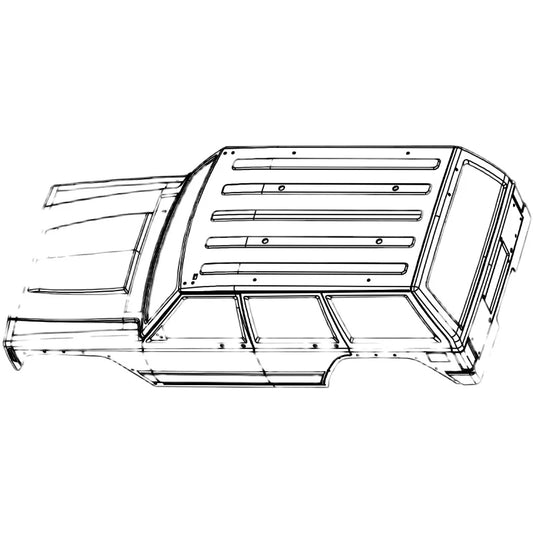 CROSSRC EMO X2 Lion 1/8 Clear Polycarbonate Body Set Kit (CS-97401168)