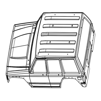 CROSSRC EMO X2 Lion 1/8 Clear Polycarbonate Body Set Kit (CS-97401168)
