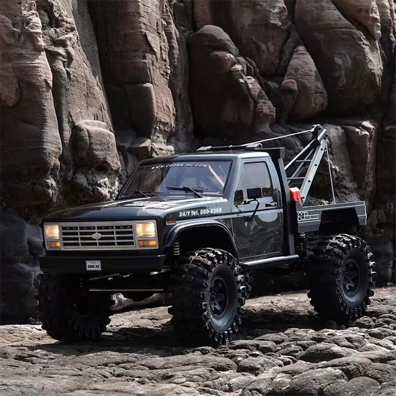 CROSSRC EMO X3 1/8 RC Crawler 4WD Off-Road Electric Rescue Vehicle RTR - Siberian Tiger Edition