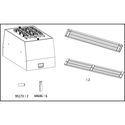 CROSSRC EMO XL4 Crawler Upgrade Parts Aussie Style Flatbed Canopy Kit (CS-97401754)