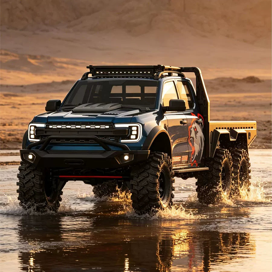 CROSSRC 1/8 EMO X7 Dire Wolf & XL4 Grizzly RC Rock Crawler Trail Truck